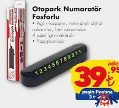 POWER TUNİNG OTOPARK NUMARATÖR FOSFORLU